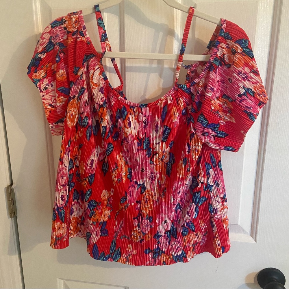 Off the shoulder Silk Top